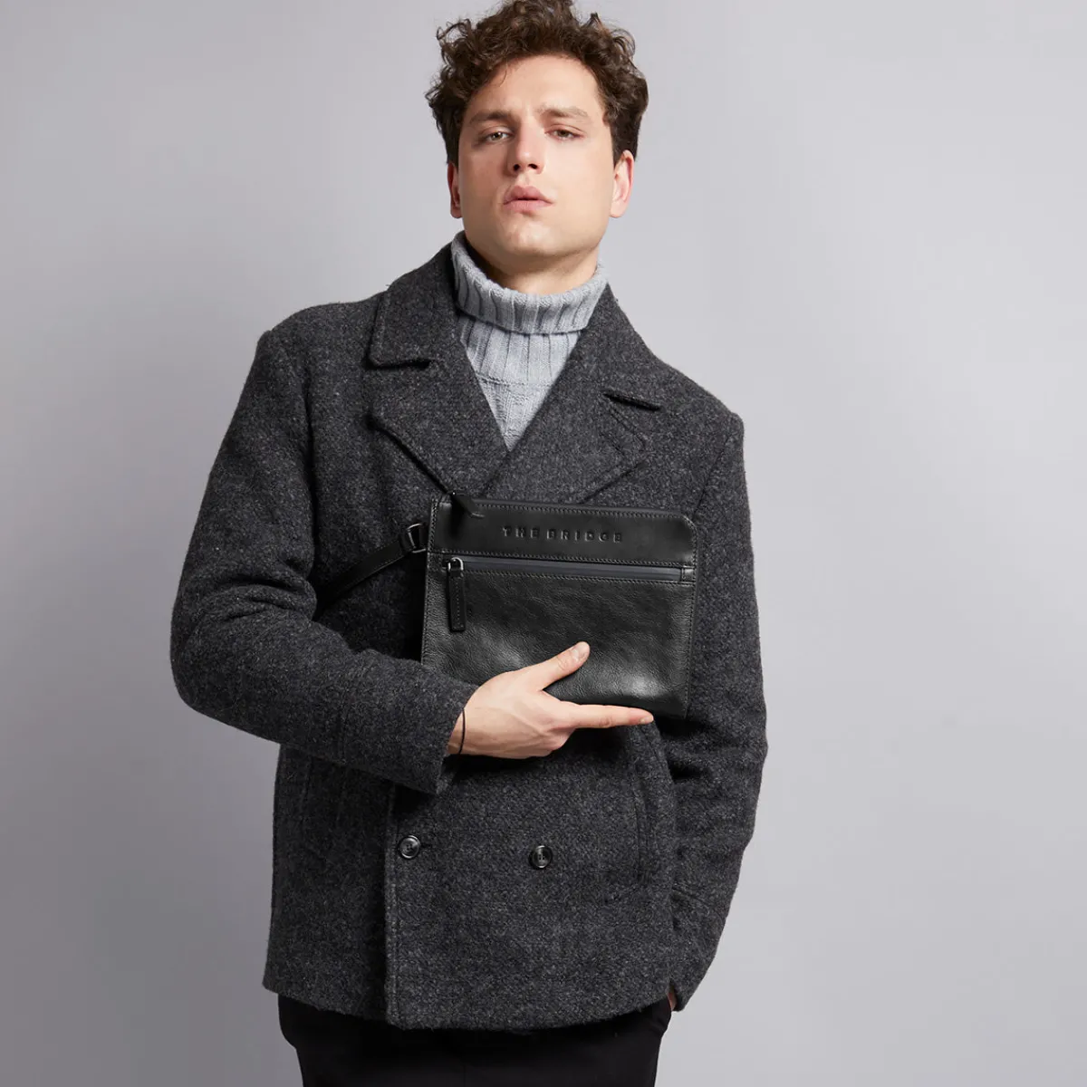 Portadocumenti in pelle uomo-The Bridge Sale