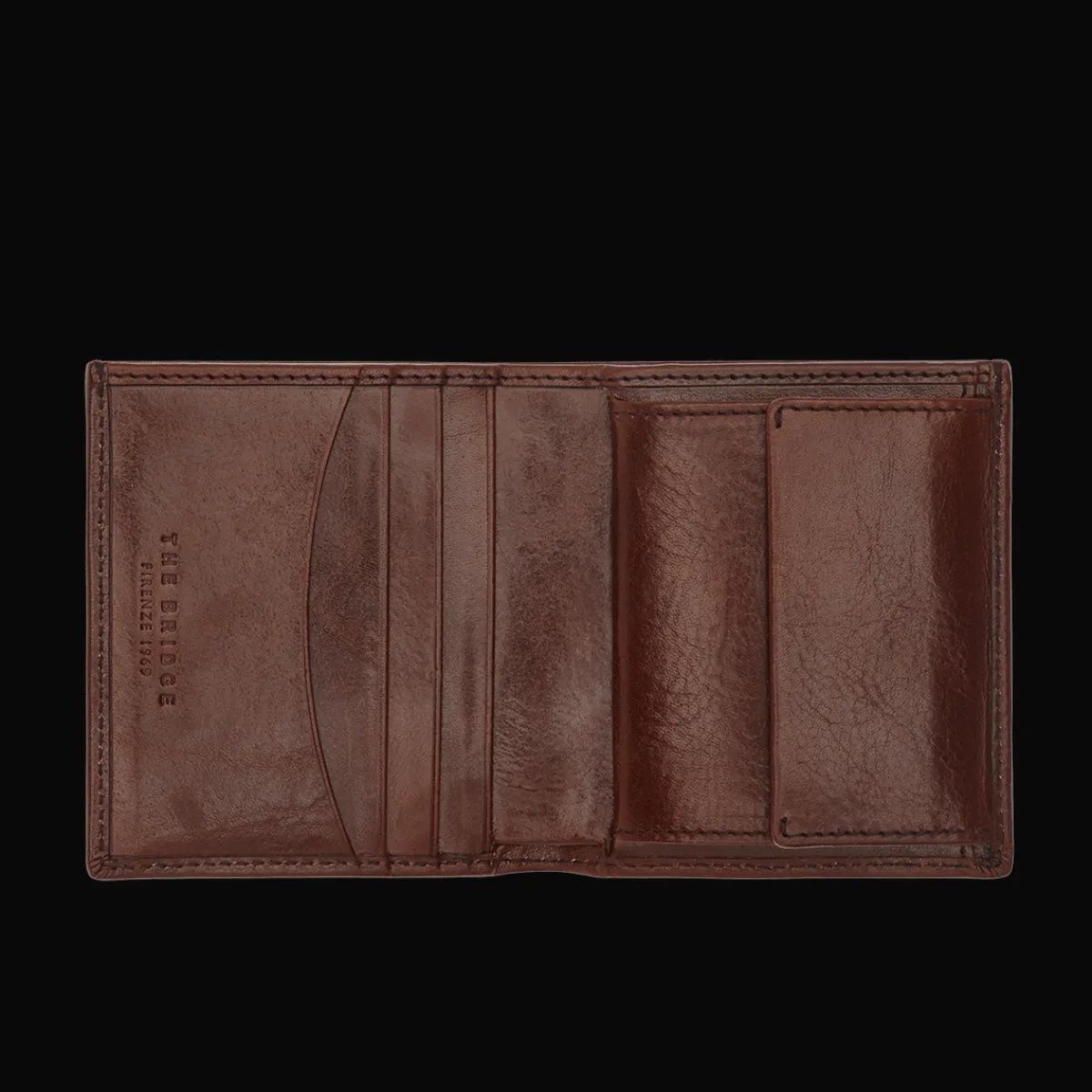 Portafogli di pelle da uomo-The Bridge Discount
