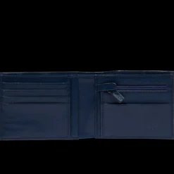 Portafogli di pelle da uomo con portamonete-The Bridge Discount