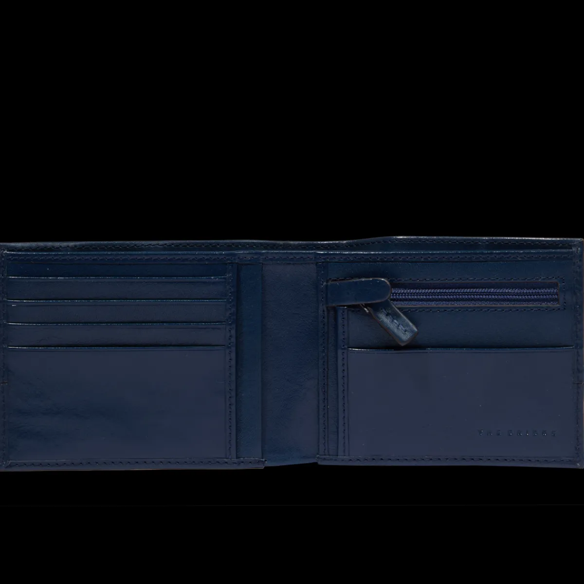 Portafogli di pelle da uomo con portamonete-The Bridge Discount