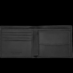 Portafogli in pelle da uomo con portamonete-The Bridge Discount