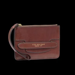 Portafogli in pelle donna piccolo con portamonete-The Bridge Discount
