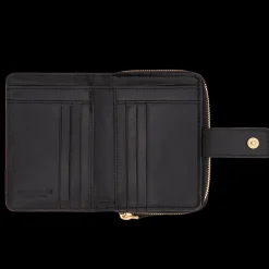 Portafogli in pelle donna con portamonete-The Bridge New