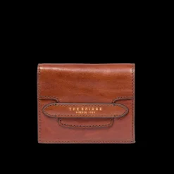 Portafogli in pelle donna piccolo con portamonete-The Bridge Discount