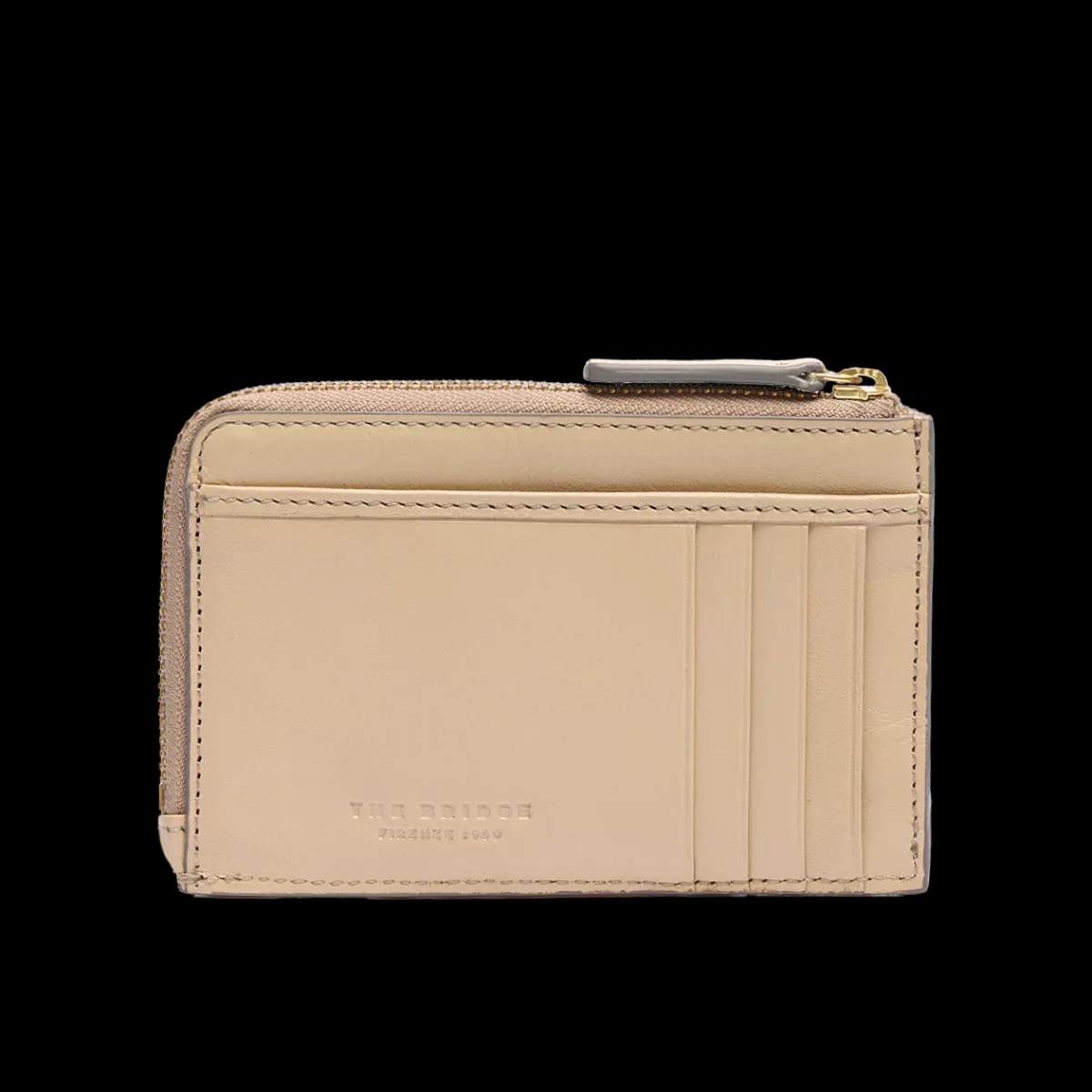 Portafogli in pelle donna compatto-The Bridge New
