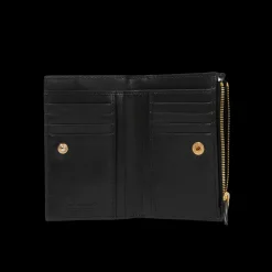 Portafogli in pelle donna piccolo con portamonete-The Bridge Outlet