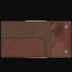 Portcarte in pelle a scatto con protezione rfid-The Bridge Clearance