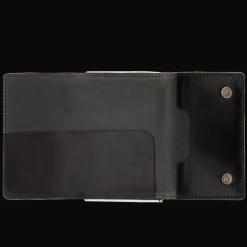 Portcarte in pelle a scatto con protezione rfid-The Bridge New