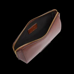 Pouch in pelle da polso con zip medium size-The Bridge Clearance