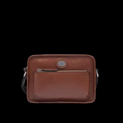 Tracolla in pelle uomo-The Bridge Outlet