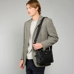 Tracolla in pelle uomo-The Bridge Hot