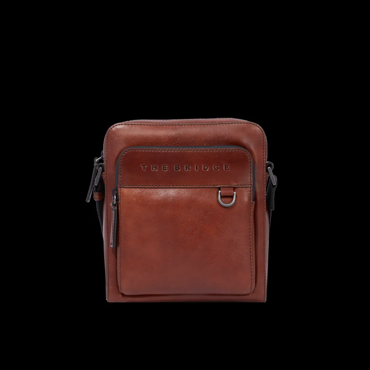 Tracolla in pelle uomo small size-The Bridge Sale