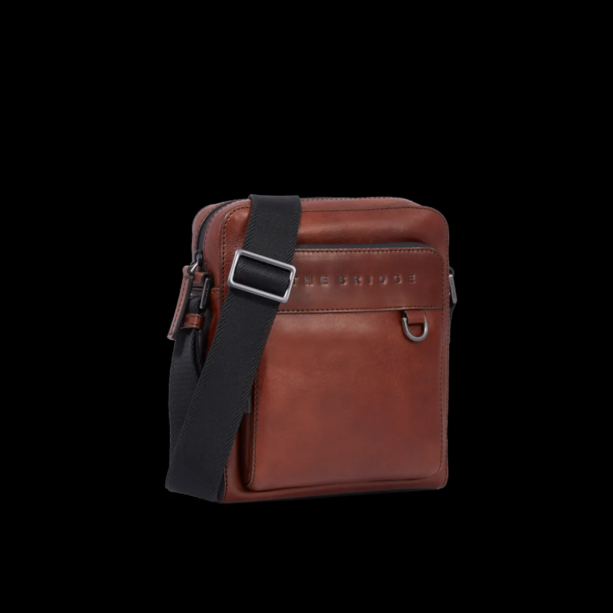 Tracolla in pelle uomo small size-The Bridge Sale