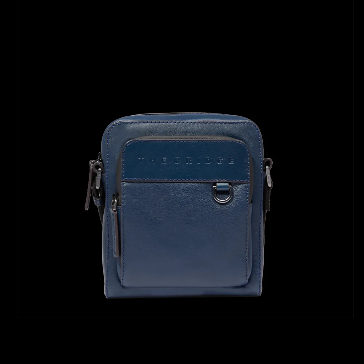 Tracolla in pelle uomo small size-The Bridge Sale