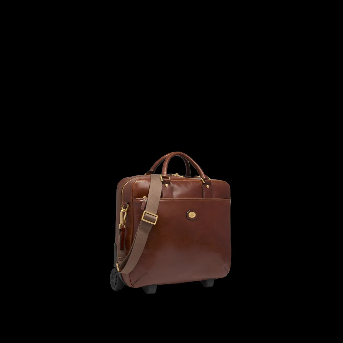 Trolley in pelle-The Bridge Discount