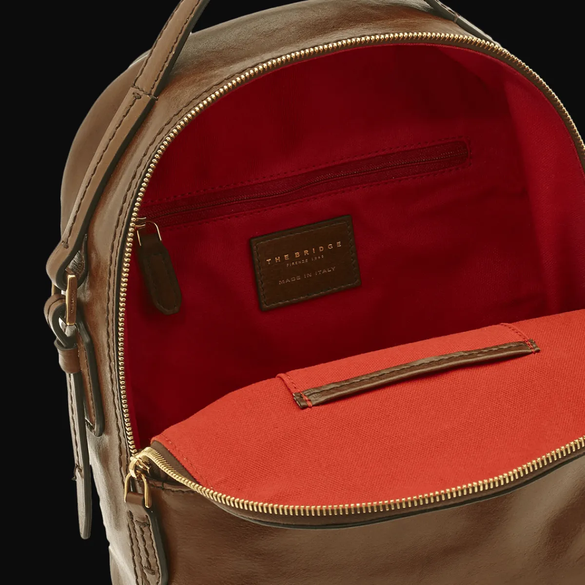 Zainetto in pelle da donna-The Bridge Outlet