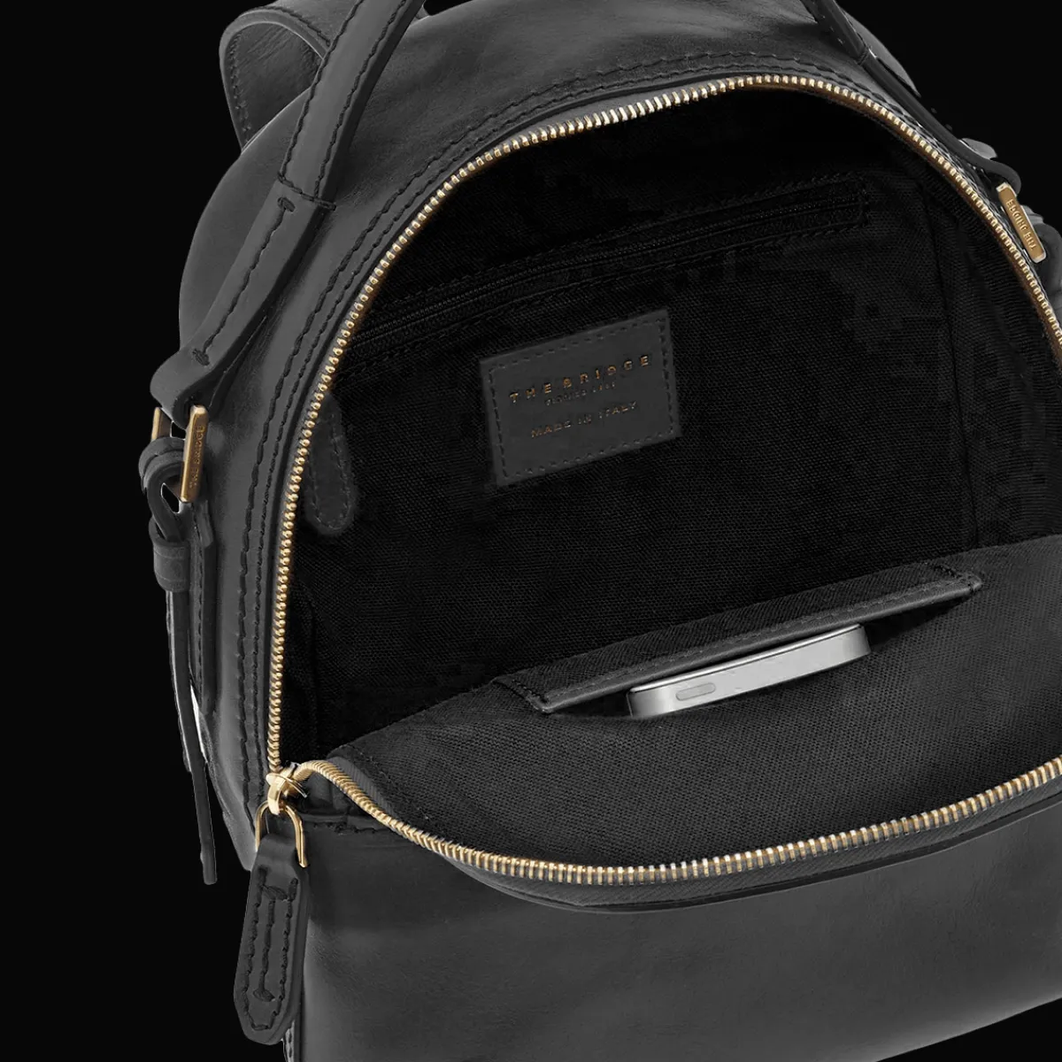 Zainetto in pelle da donna-The Bridge Outlet