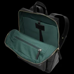 Zaino donna in pelle con tasca frontale-The Bridge Hot