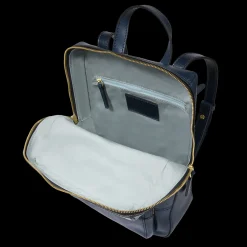 Zaino donna in pelle piccolo con tasca frontale-The Bridge Clearance