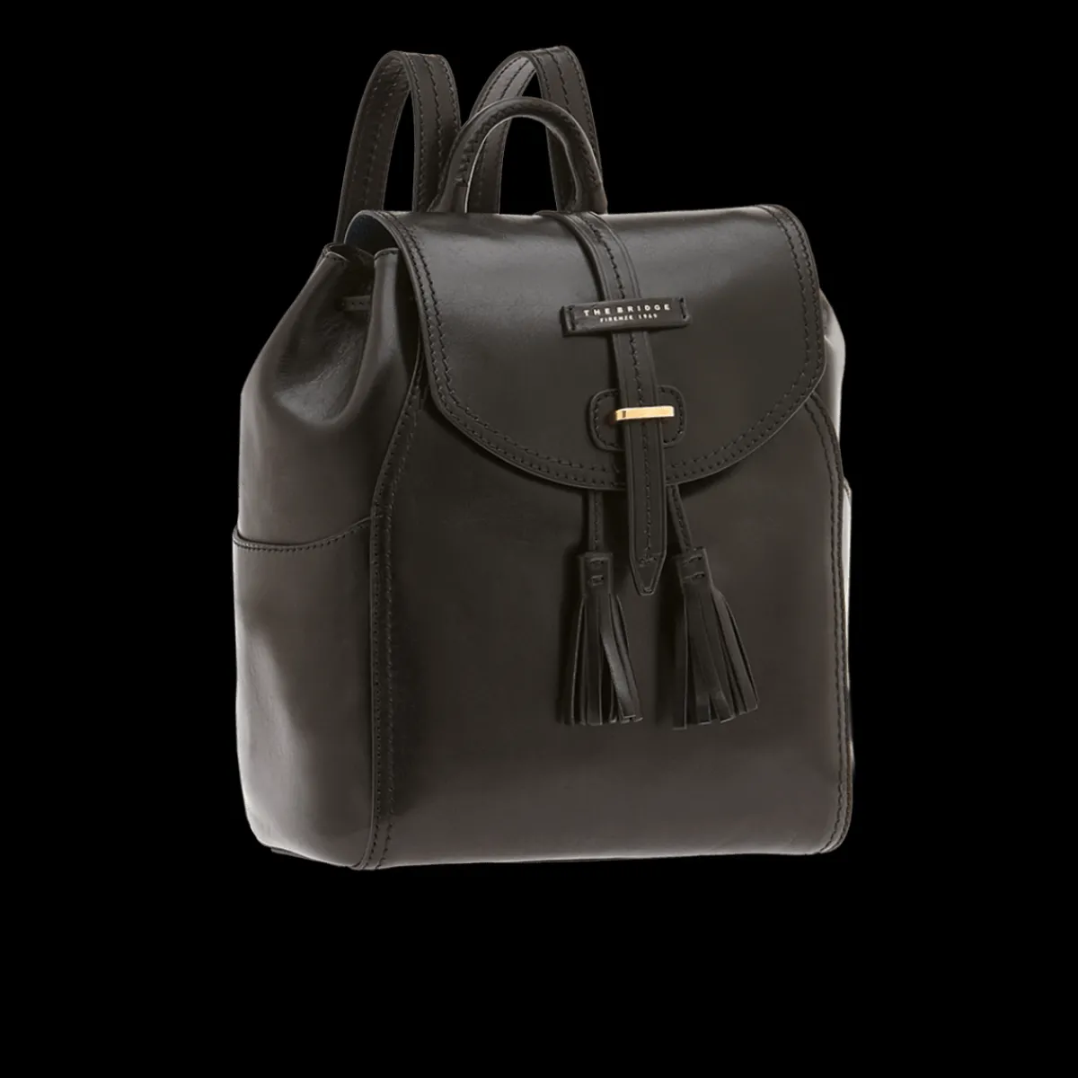 Zaino donna pelle con nappine-The Bridge Discount
