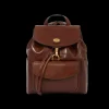 Zaino donna pelle con tasca frontale-The Bridge Best