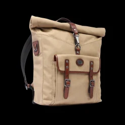 Zaino in pelle e tessuto uomo-The Bridge Sale