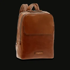 Zaino in pelle porta pc uomo due zip-The Bridge Best