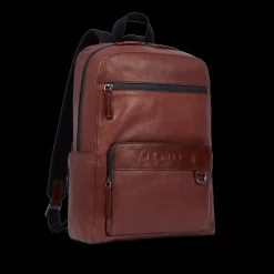 Zaino in pelle porta pc uomo-The Bridge