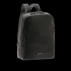 Zaino in pelle porta pc uomo due zip-The Bridge Best