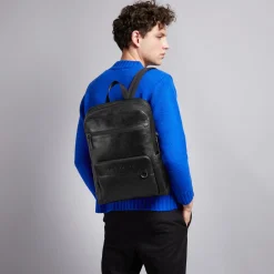 Zaino in pelle uomo-The Bridge Outlet
