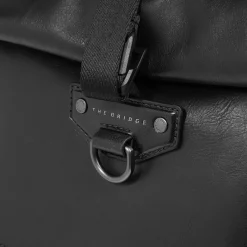 Zaino in pelle uomo con apertura roll-top-The Bridge Clearance