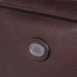 Zaino in pelle uomo una zip e tasche frontali-The Bridge Online