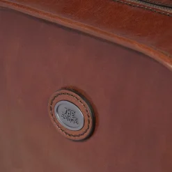 Zaino in pelle uomo una zip e tasche frontali-The Bridge Discount